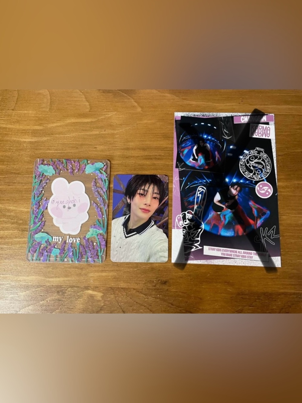 I.N and Changbin Karma Photocards